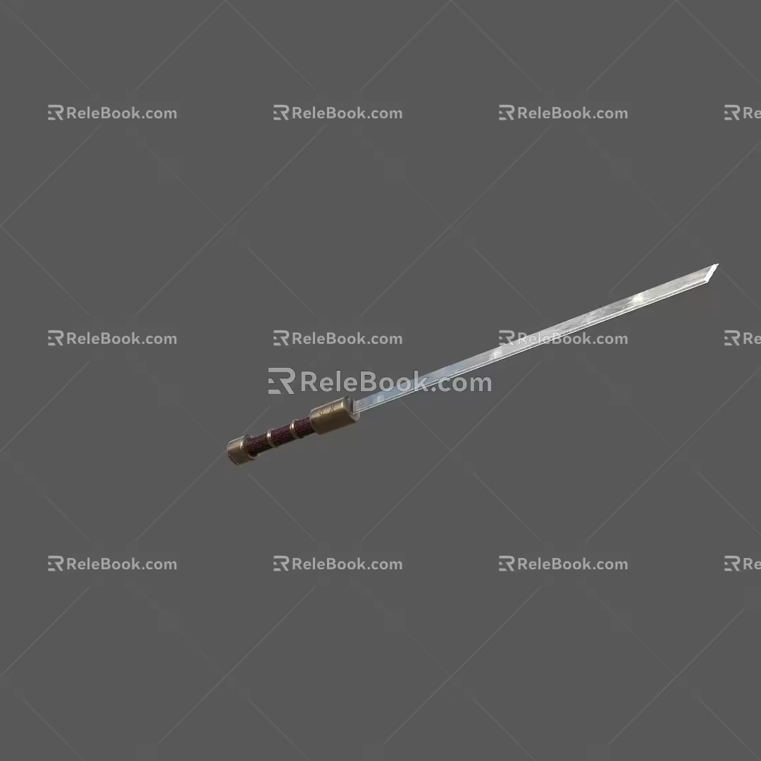 Next-generation ancient horizontal sword 3d model