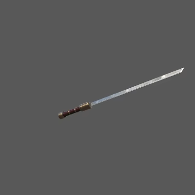 Traditional Japanese Long Sword With Sharp Steel Blade And Wooden Handle Design 3d model Traditional Japanese Long Sword With Sharp Steel Blade And Wooden Handle Design 3d model