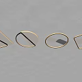 modern ceiling lamp 3d model