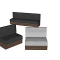 Modern Edra Card Seat Sofa Single Sofa Multiplayer Sofa Sofa Combination 3d model