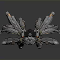 Mech Warrior Mech Soldier Machine Battlearm Mechanical Battlearm Machine Fighter Robot 3d model