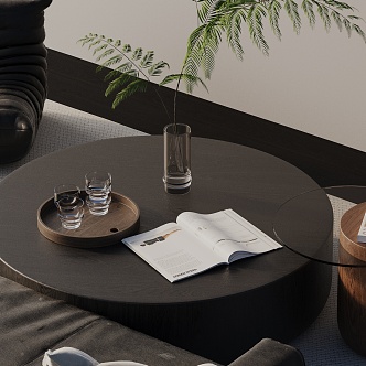 Modern coffee table 3d model