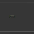 Modern Multi Tiered Display Shelf With Wooden Shelves And Metal Frames