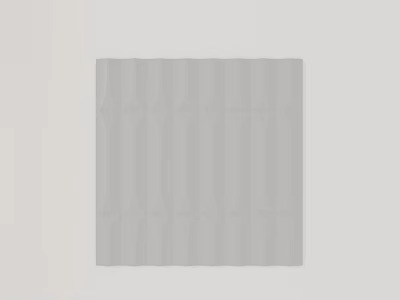 Intricate Gray Carved Panel With Vertical Textured Patterns For Interior Decor 3d model