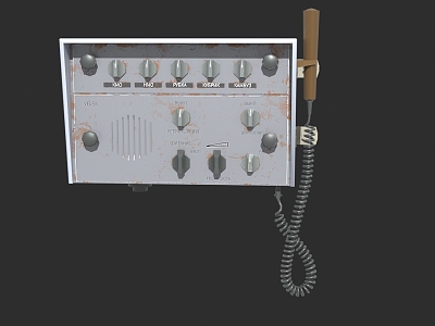 Soviet Navy Radio Military Marine Station Radio 3d model