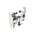 Modern Bathroom Accessories With Towels Mirror Shelves And Toiletries Set
