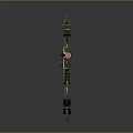 Crossbow Mechanical Crossbow Shift Bow and Arrow Shoot Far Equipment Weapons High-tech Crossbow 3d model