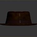 Cowboy Hat Denim Wool Hat Wilderness Hat Hat Realistic 3d model