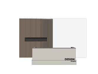 Modern Reception Desk Reception Desk 3d model
