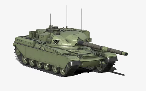 Hyundai Sunqiu Lun Main Battle Tank MK5 Tank Armored Vehicle 3d model