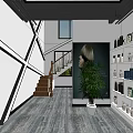Modern Beauty Salon Interior With Reception Desk Sofa Chairs Decorative Paintings And Product