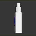 Modern White Household Product With V Shaped Logo And Cylindrical Top Parts