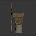 Traditional Vintage Windmill Architecture With Rustic Wooden Blades And Classic Design