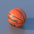 Spalding FIBA Orange Basketball With Black Lines For Home Sports Use