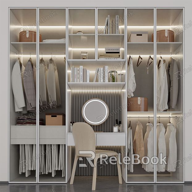 Modern wardrobe model