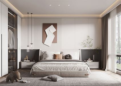 Modern Bedroom 3d model