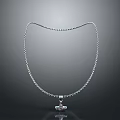 Stylish Hardware Tool Themed Silver Necklace With Hammer Pendant Decoration