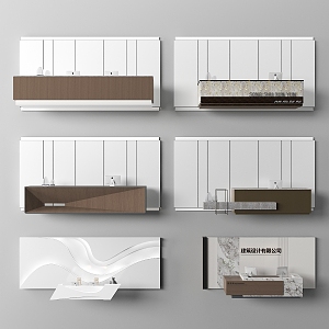 Reception Desk 3d model