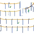 Outdoor Playground Equipment With Climbing Frames Swings And Multiple Metal Structures For Kids