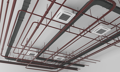 Modern Piping 3d model