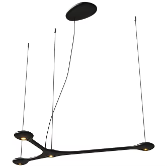 Car modern chandelier 18 3d model