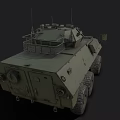 Armored Functional Military Vehicle With Wheeled Design Tactical Equipment And Armor Protection