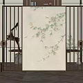 Screen partition 3d model