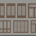 Carved Wooden Window Designs With Traditional Lattice Patterns And Decorative Frames