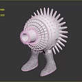 Modern Robot Mini Robot Toy 3d model