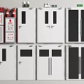 Fire Safety Storage Cabinets With Emergency Equipment And Multiple Door Designs