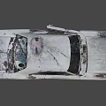 Rusty Old Classic Car With Worn Out Body And Damaged Exterior