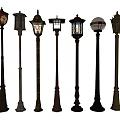 Outdoor Lights Collection Featuring Various Vintage And Modern Decorative Lamp Posts