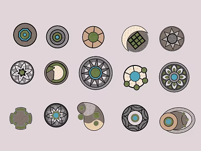 Floor Flower Paving and Finishing 3d model