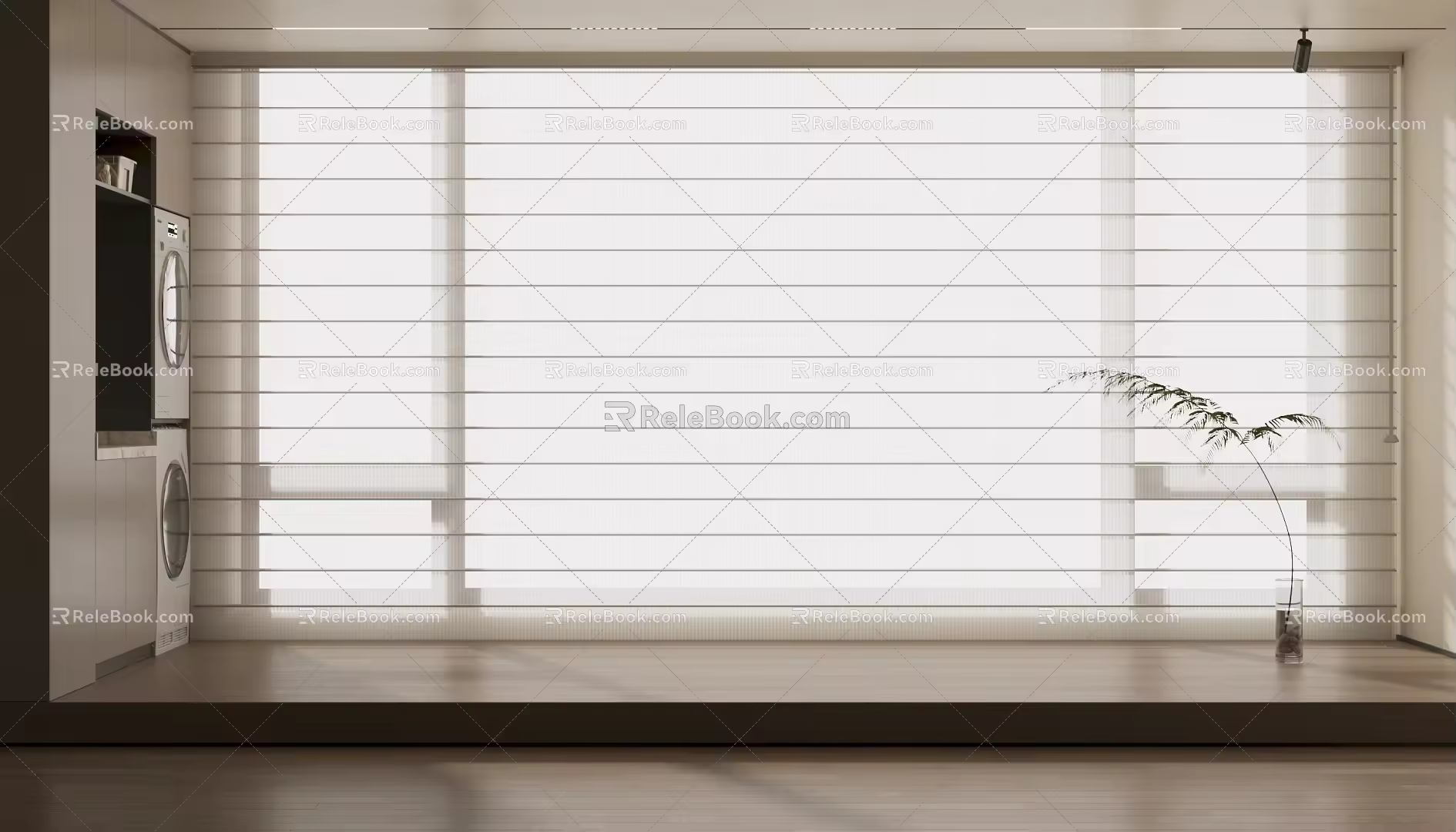 Shangri-La Curtain 3d model