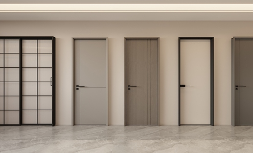 Modern door 3d model