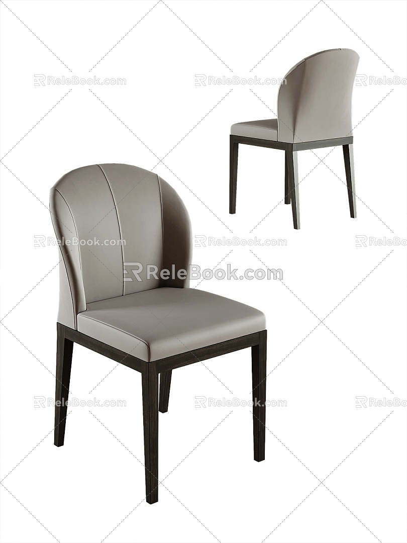 single chair 3d model