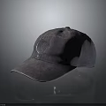 Purple Textured Cotton Baseball Cap With Curved Brim And Minimalist Design