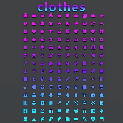 Clothing Small Icon Clothing ICON 3d model Clothing Small Icon Clothing ICON 3d model