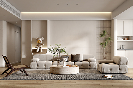 The Silent Living Room 3d model