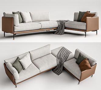 Modern Multiplayer Sofa 3d model