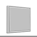 White Modern Switch Panel With Sleek Design For Home Wall Installation