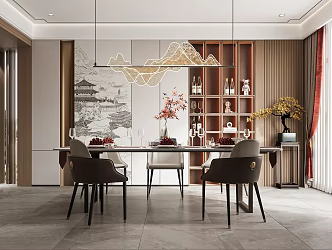 New Chinese Restaurant 3d model