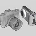 Modern Camera SLR Camera Micro Single 3d model