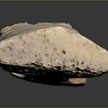 Ancient Carved Bone Weapon With Long Shaft And Sculpted Decorative Head