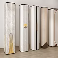 Modern Decorative Columns With Various Designs And Marble Metal Finishes For Interior Decoration