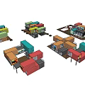 Colorful Container Buildings With Creative Layout And Modern Residential Design