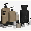 Elegant Modern Perfume and Cosmetic Bottles with Luxury Design and Glass Containers