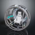 Sci-fi Cockpit Spaceship Cockpit Sci-fi Capsule Space Capsule Hibernation Cabin Freezing Cabin Rest Cabin 3d model