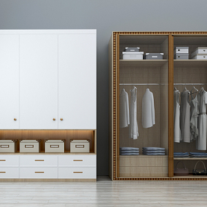 Modern wardrobe 3d model