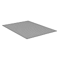 Gray Textured Square Rug With Modern Design Perfect For Living Room Floor Decor